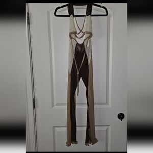 Fashion Sexy Lounge 'Catch My Attention' Mesh Jumpsuit